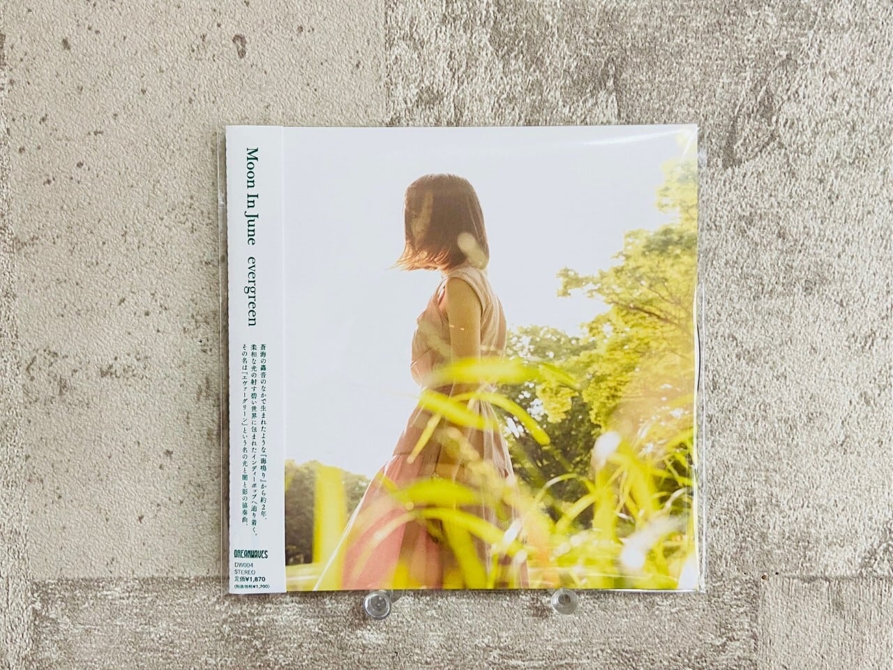CD】Moon In June / evergreen | HOLIDAY! RECORDS DISTRO