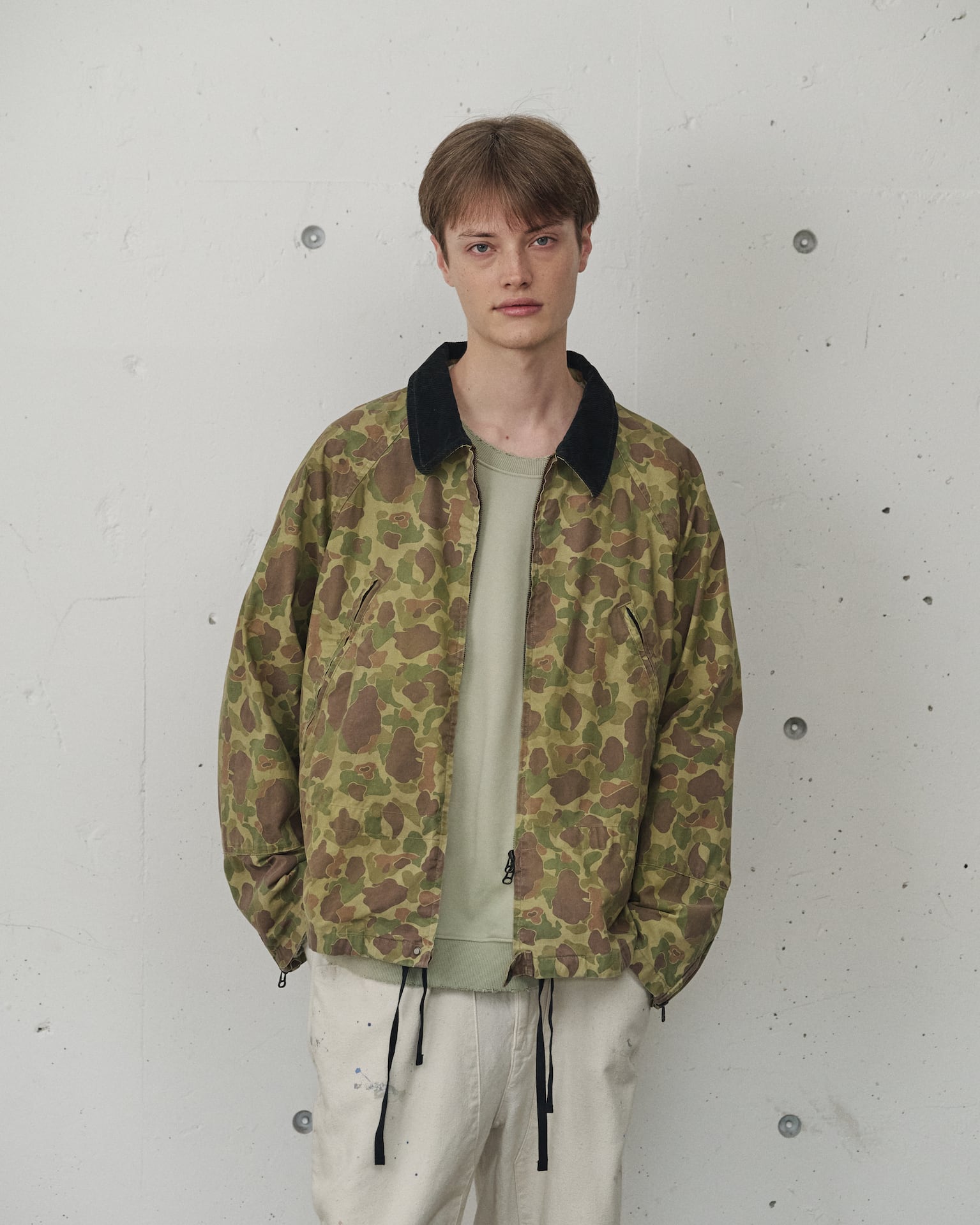 ANCELLM / CAMO ZIPUP JACKET / ANC-JK83 | POETRY