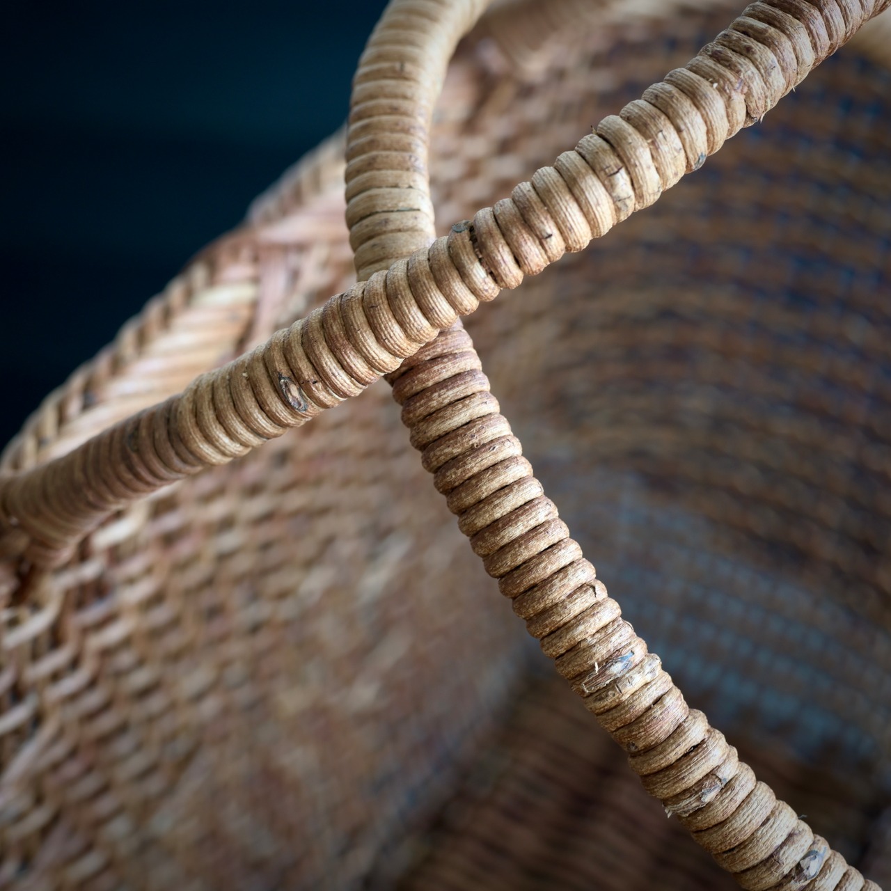 宮本工芸　あけび蔓　細目こだし編み LL