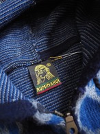 1990’s Ecuador Panda Wool Zip-Up Hoodie／ー