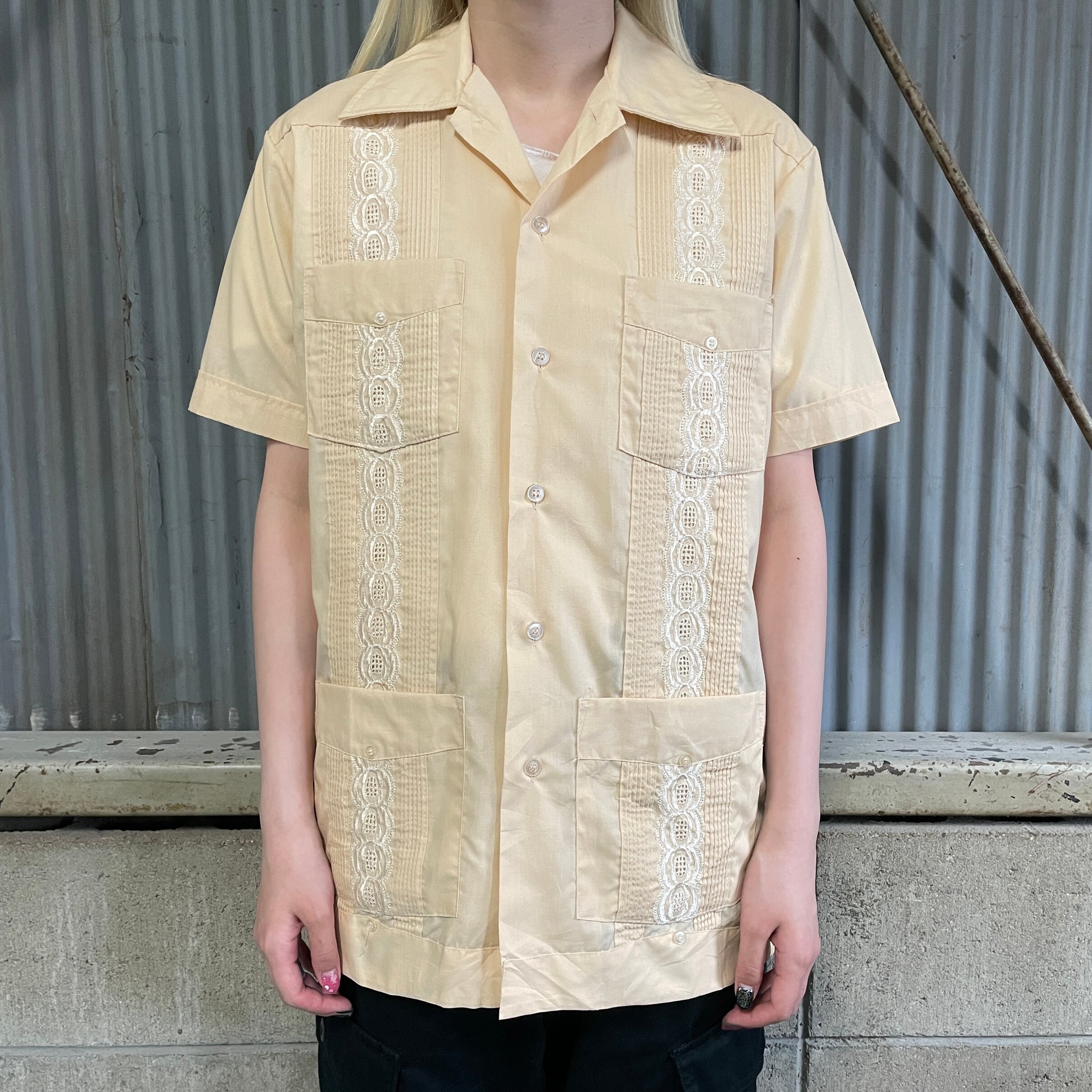 guayabera（グアヤベラ） 長袖キューバシャツ メンズ トップス