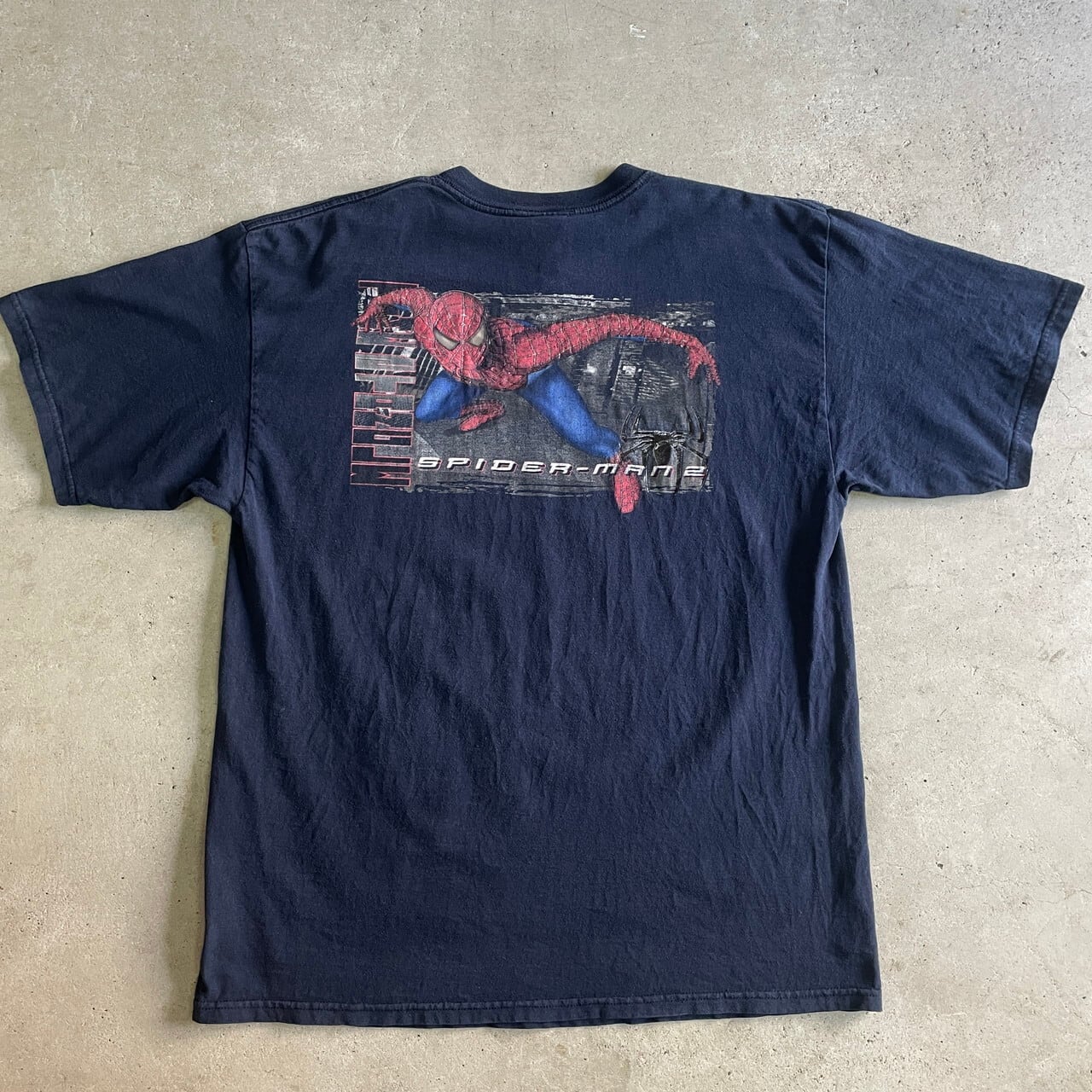 00年代 SPIDER-MAN2 スパイダーマン2 ムービー 両面プリントTシャツ  