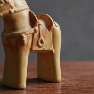 柔らかな素材感の、馬の埴輪