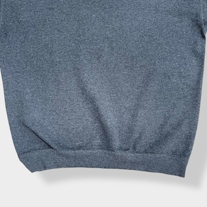 【JERZEES】CAU カレッジ系 カレッジロゴ カリフォルニア・エアロノーティカル大学 california aeronautical university ワンポイントロゴ ハーフジップ スウェット プルオーバー M US古着