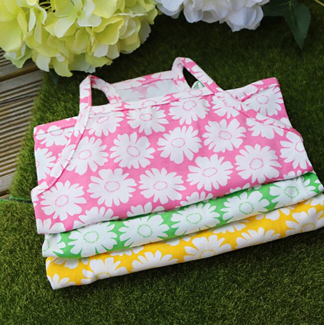 【SALE】 big flower crop top S ~ XL 3color / 犬服 春夏 新作 ショート丈 クロップドトップス 涼しい 可愛い 犬の服 タンクトップ ドッグウェア ペット わんこ服 top82
