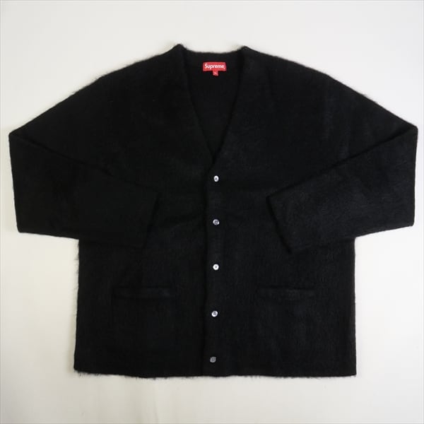 supreme Brushed Mohair Cardigan 黒Sサイズ