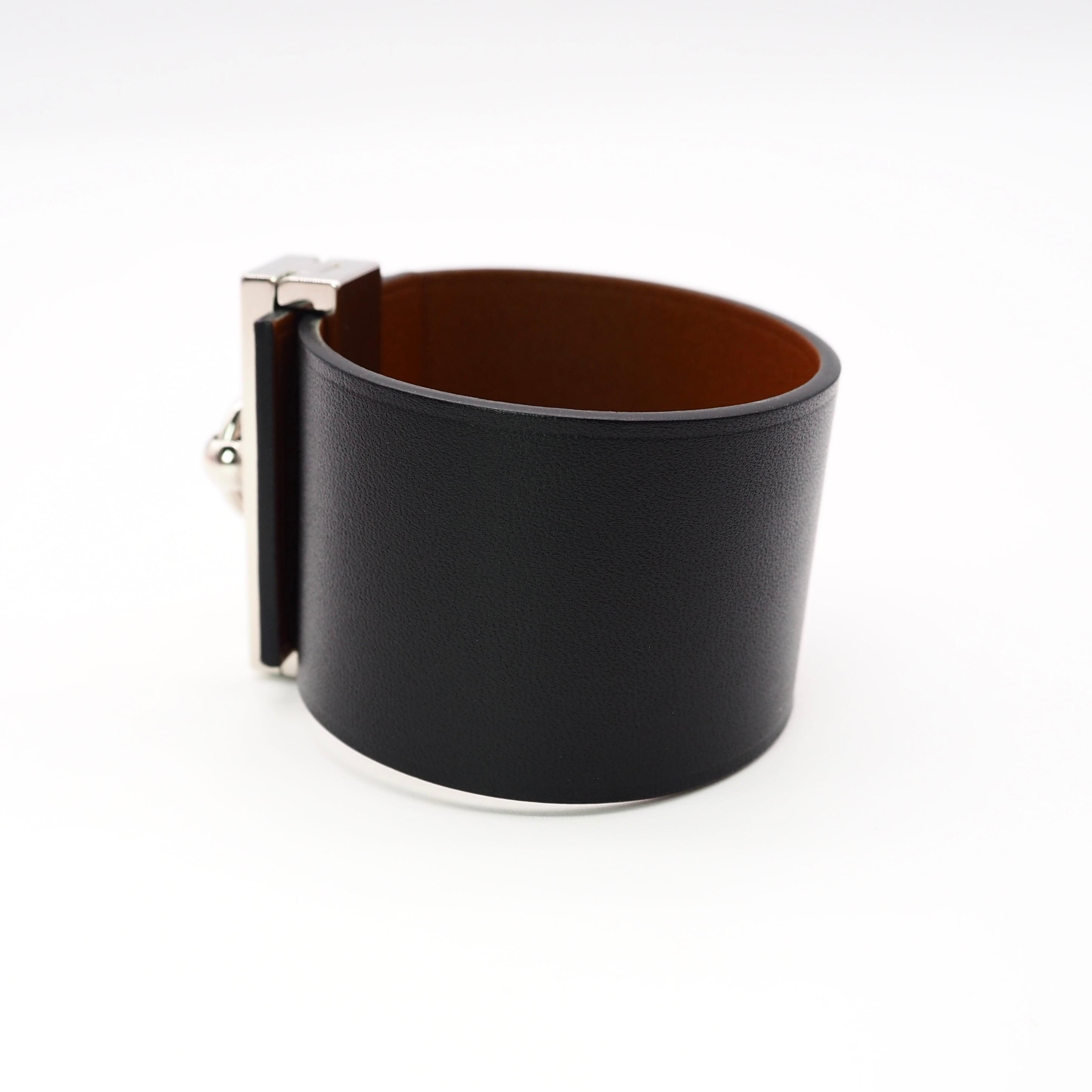 HERMES レザーブレスレット ブラック HERMES レザー ブレスレット ブラック エルメス | 2122TOKYO