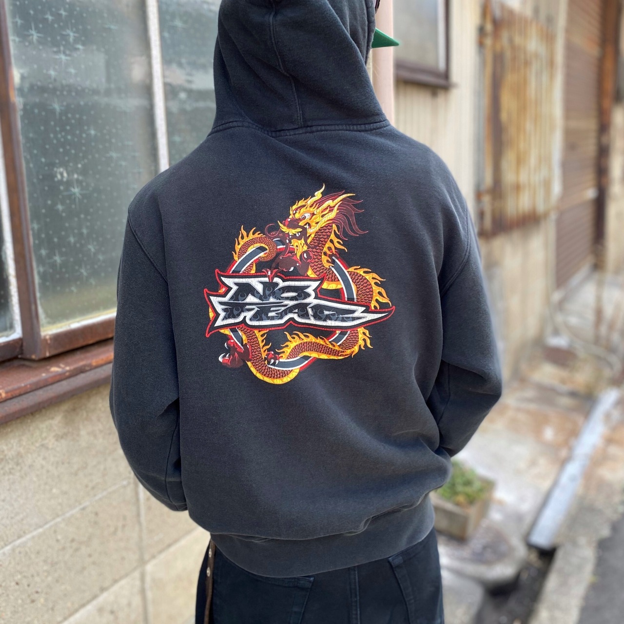 90年代 ビンテージ NO FEAR ノーフィア スケート サーフ ロゴプリント 