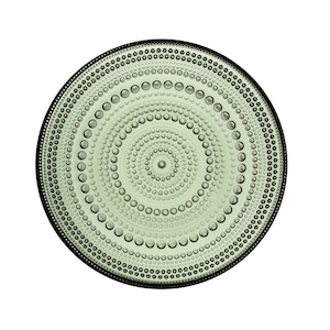 《1月24日発売》Kastehelmi Plate Pine Green 17cm［ iittala ］