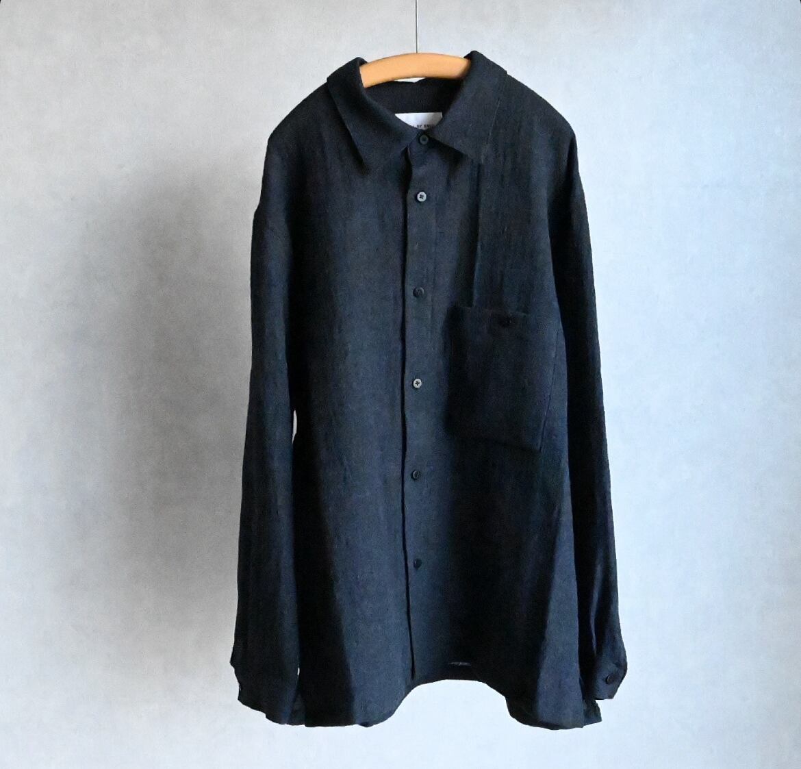 STILL BY HAND】WOOL SQUARE OVER SHIRT スティルバイハンド ウール