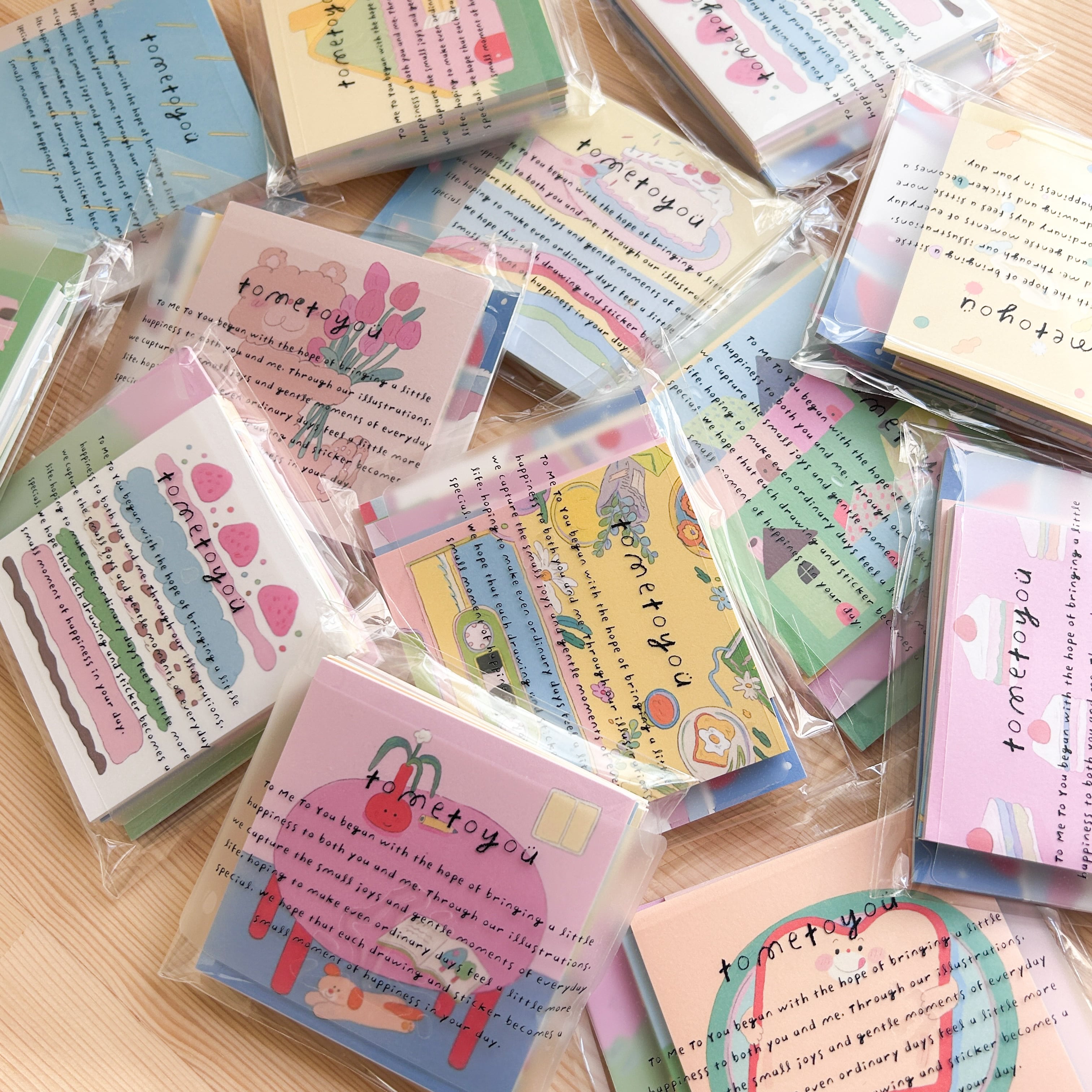 tometoyou】メモ帳 ランダム メモパック | 韓国文具・雑貨 kaulcoffee