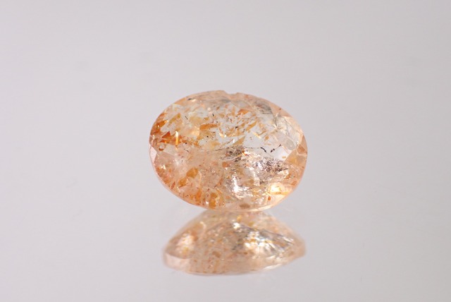 オレンジサンストーン　2.88ct　 [D6-76]