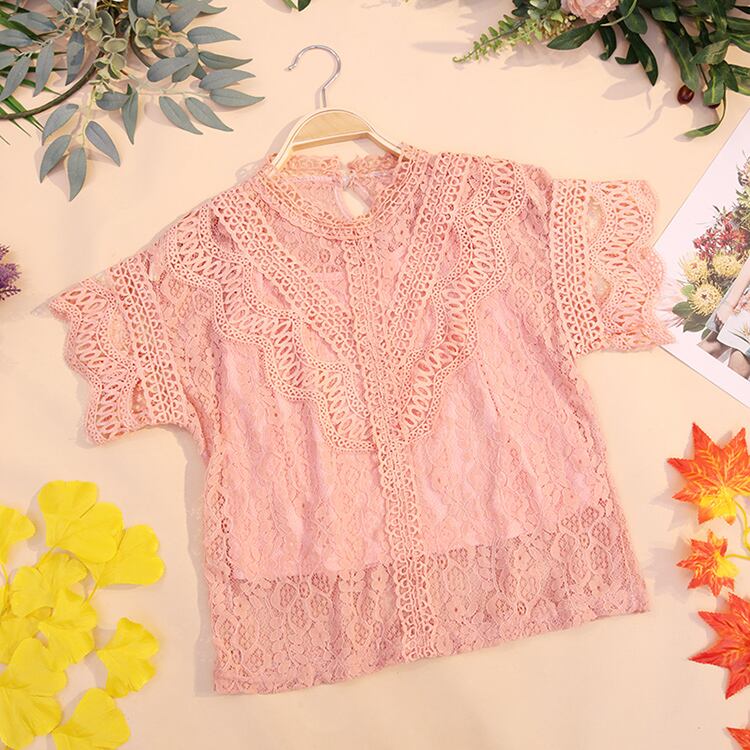 プチハイネック 総レース 半袖 トップス 9colors 韓国レディースファッション 通販 Unique Factor ユニークファクター