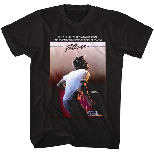 フットルース グラフィック Tシャツ ブラック アメリカンクラシックス