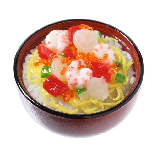 [0000]食品サンプル屋さんのミニ丼（海鮮ちらし丼）【メール便不可】