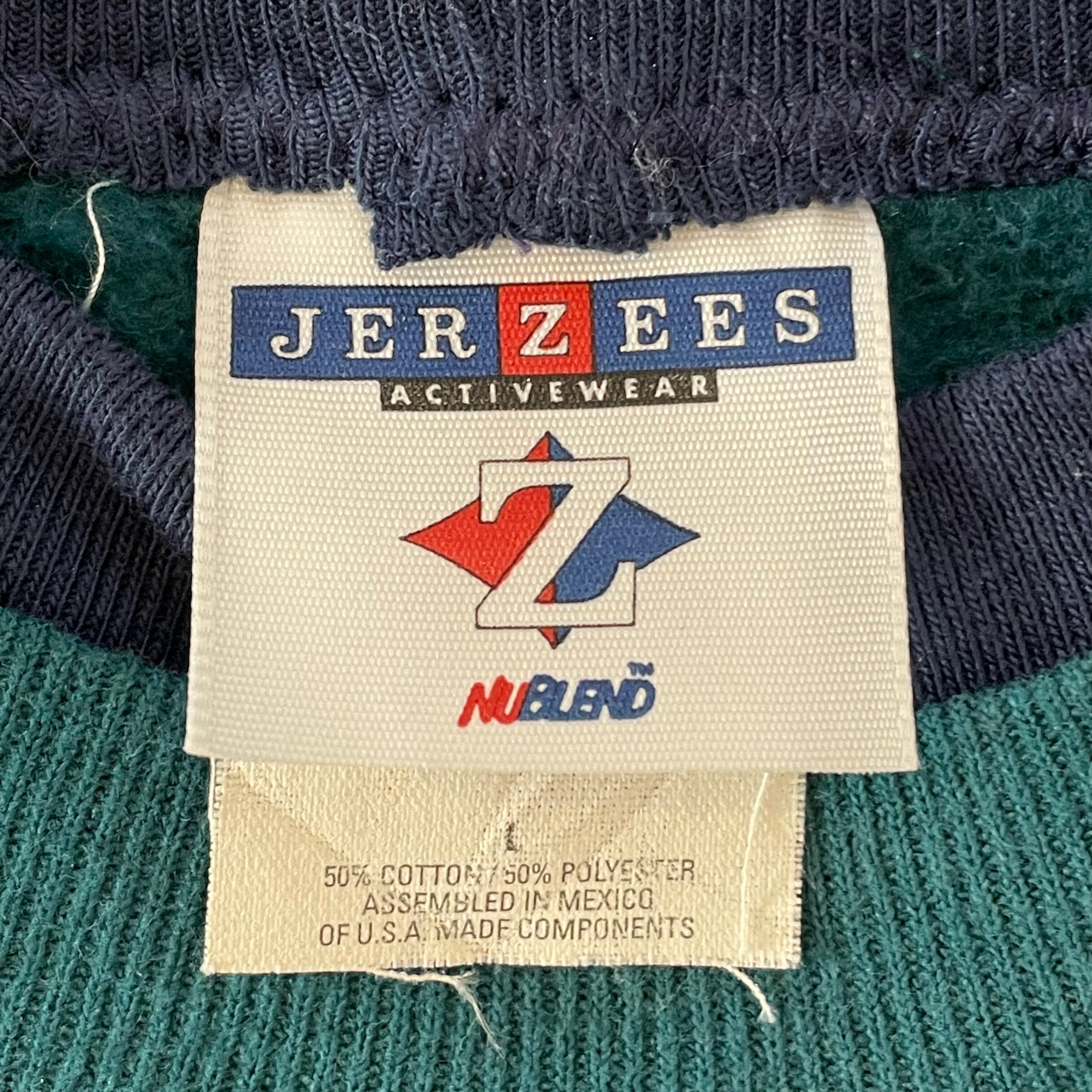 JERZEES 00s メキシコ製 テディベア 襟付きスウェット