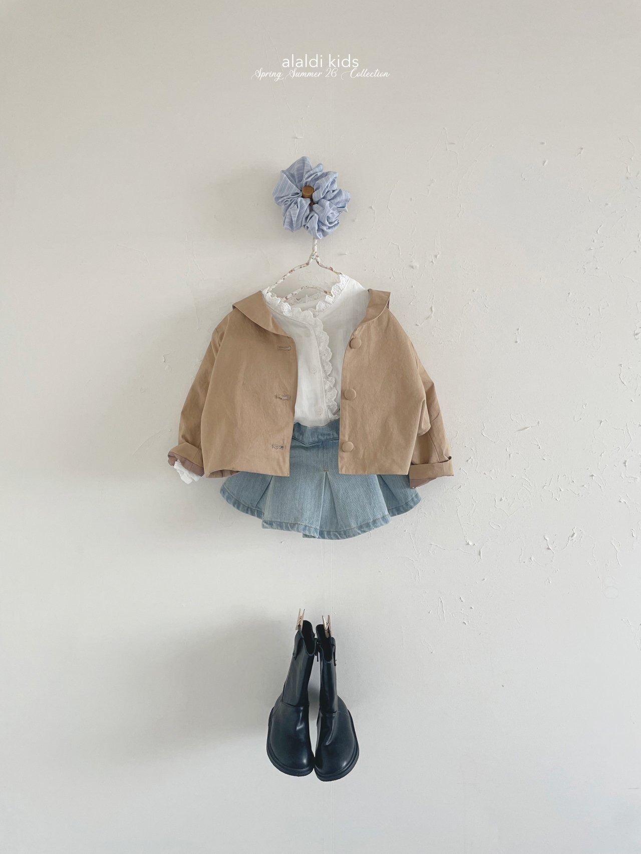 light blue XS［即納］casual jurum skirt pants / aladin 26spring