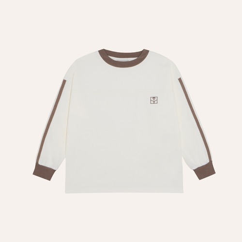 The Campamento / Brown Bands Ecru Tshirt / 2Y・3Y・4Y・5-6Y・7-8Y・9-10Y