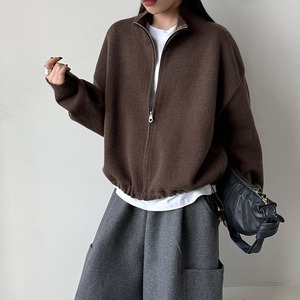 zip-up knit cardigan 14798