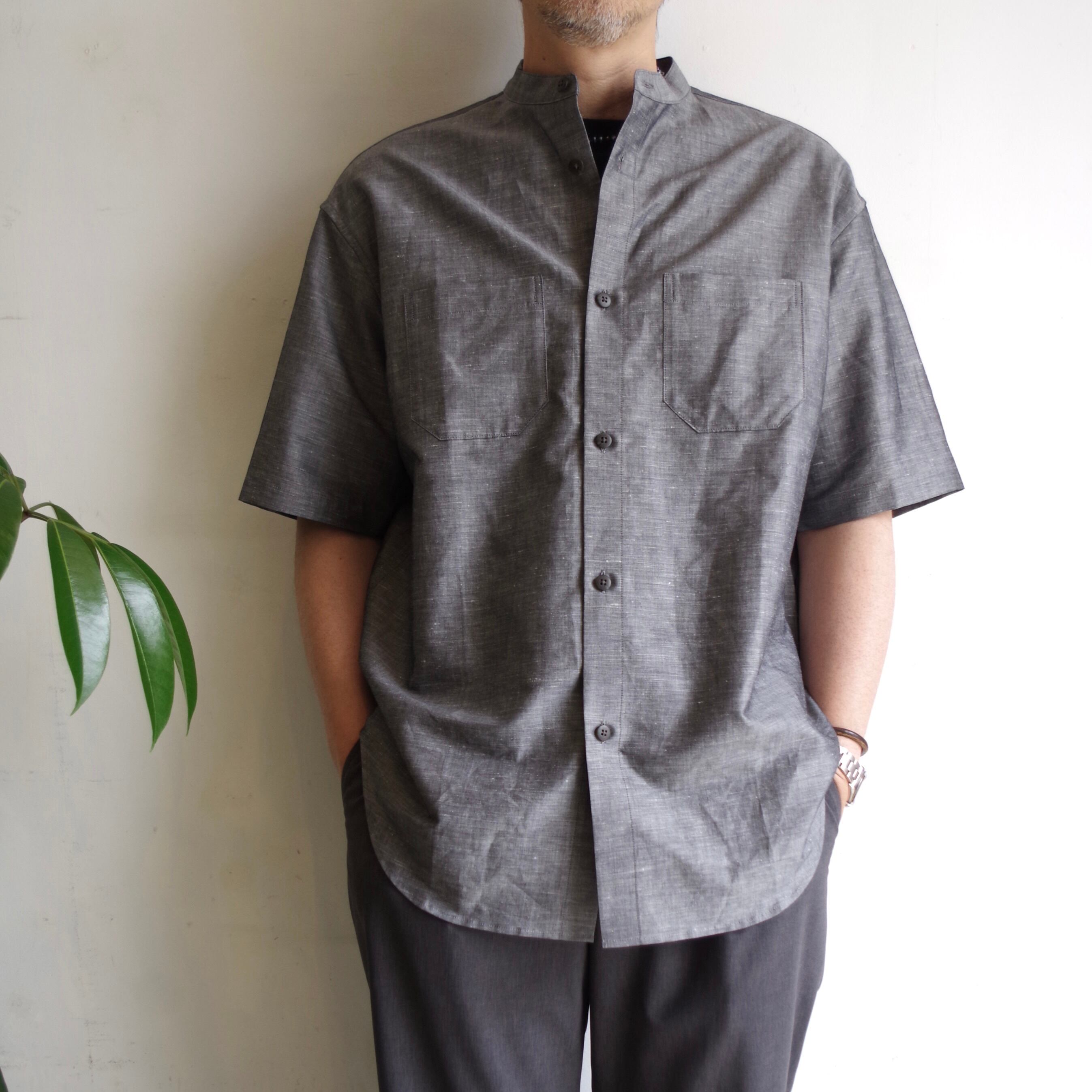 comm.arch. Irish Linen Cotton S/S Shirt | 1F Store