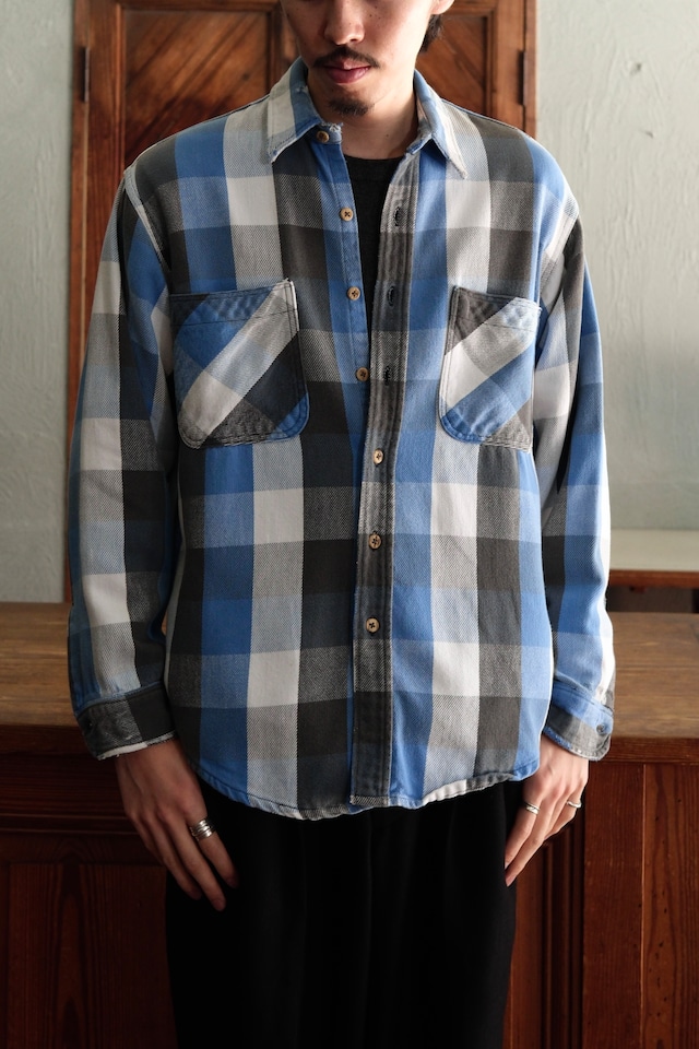 Utah/80's "unknown" heavy cotton flannel shirt