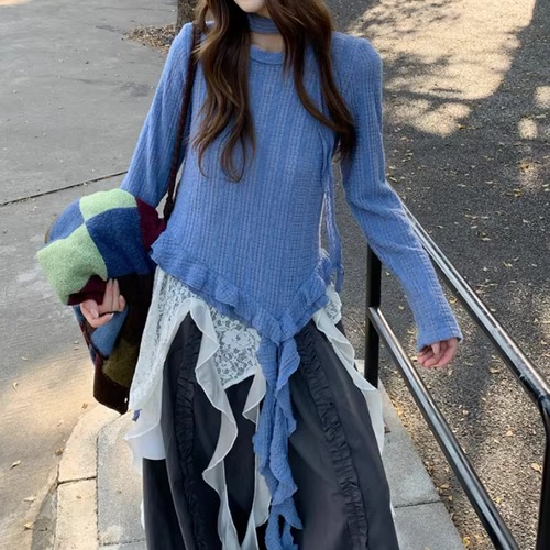 ロングリボンデザイントップス ・9473