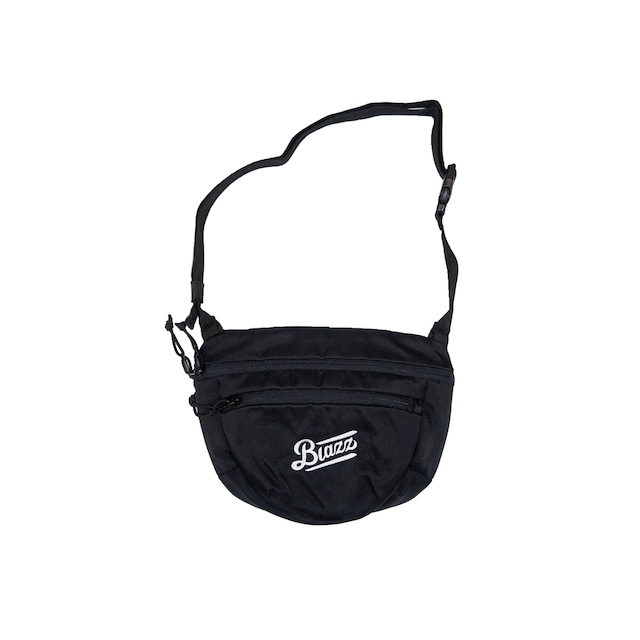 LOGO 2way Shoulder Bag "Large" [BLACK/WHITE]