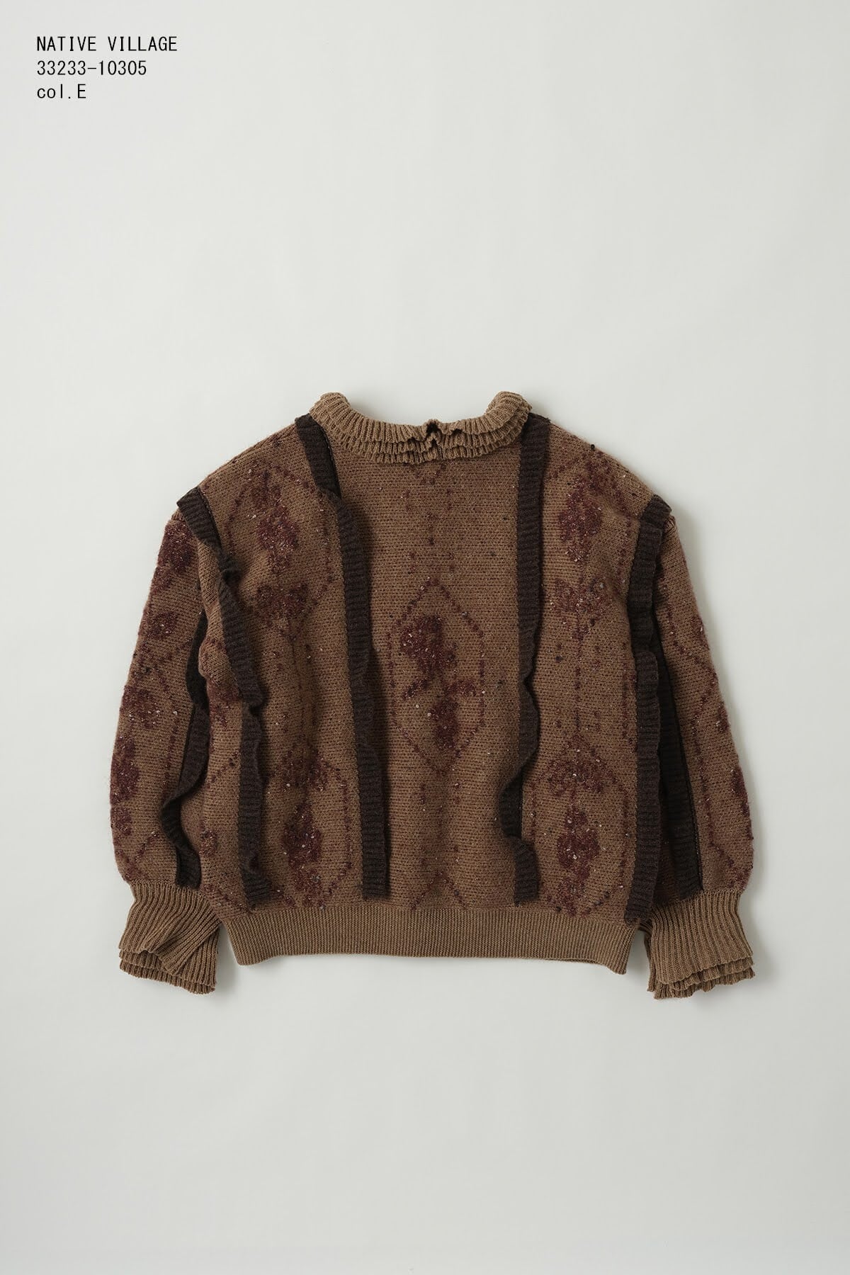 NATIVE VILLAGE 33233-10305 ワイドカーディガン Wide cargigan