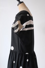 Random dots tunic dress