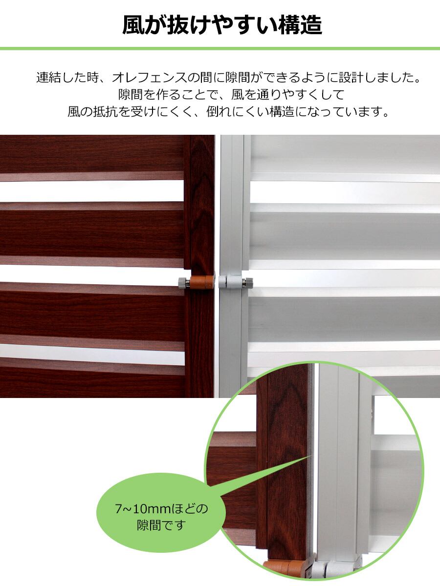 特許取得】フェンス パーテーション 幅120×高さ90cm ガーデンフェンス