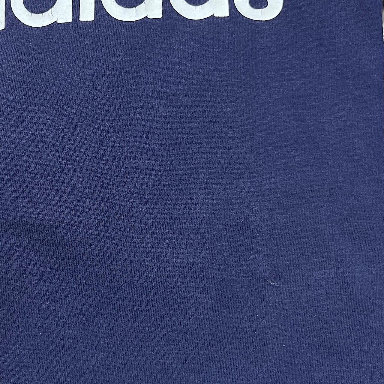 00年代 adidas アディダス パフォーマンスロゴ プリント Tシャツ