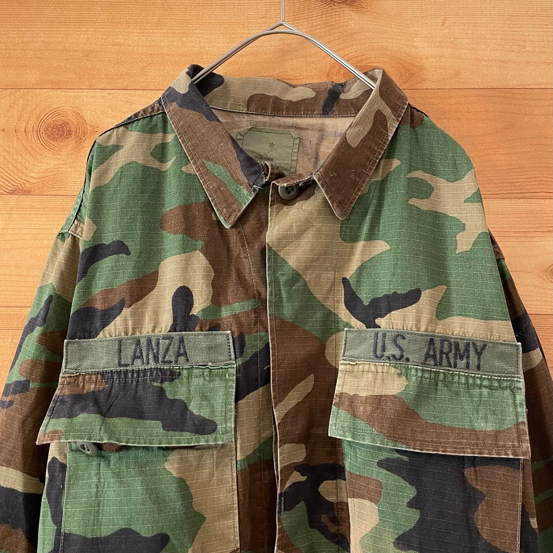 USA古着】米軍実物 ミリタリージャケット BDU jacket 迷彩 カモフラ M 