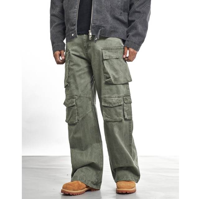 【DRIP6407】D/B American Straight Pants