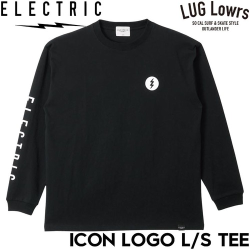 ELECTRIC エレクトリック ICON LOGO L/S TEE ロングスリーブTEE ロンT メンズ レディース E26ST10 BLK 26SP 日本代理店正規品