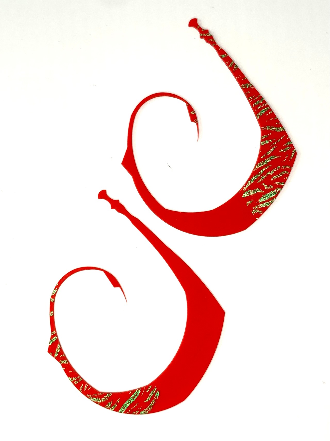 FAT-W【Mサイズ】 ネクタイ2本セット 【Mix柄】ラメタイガー