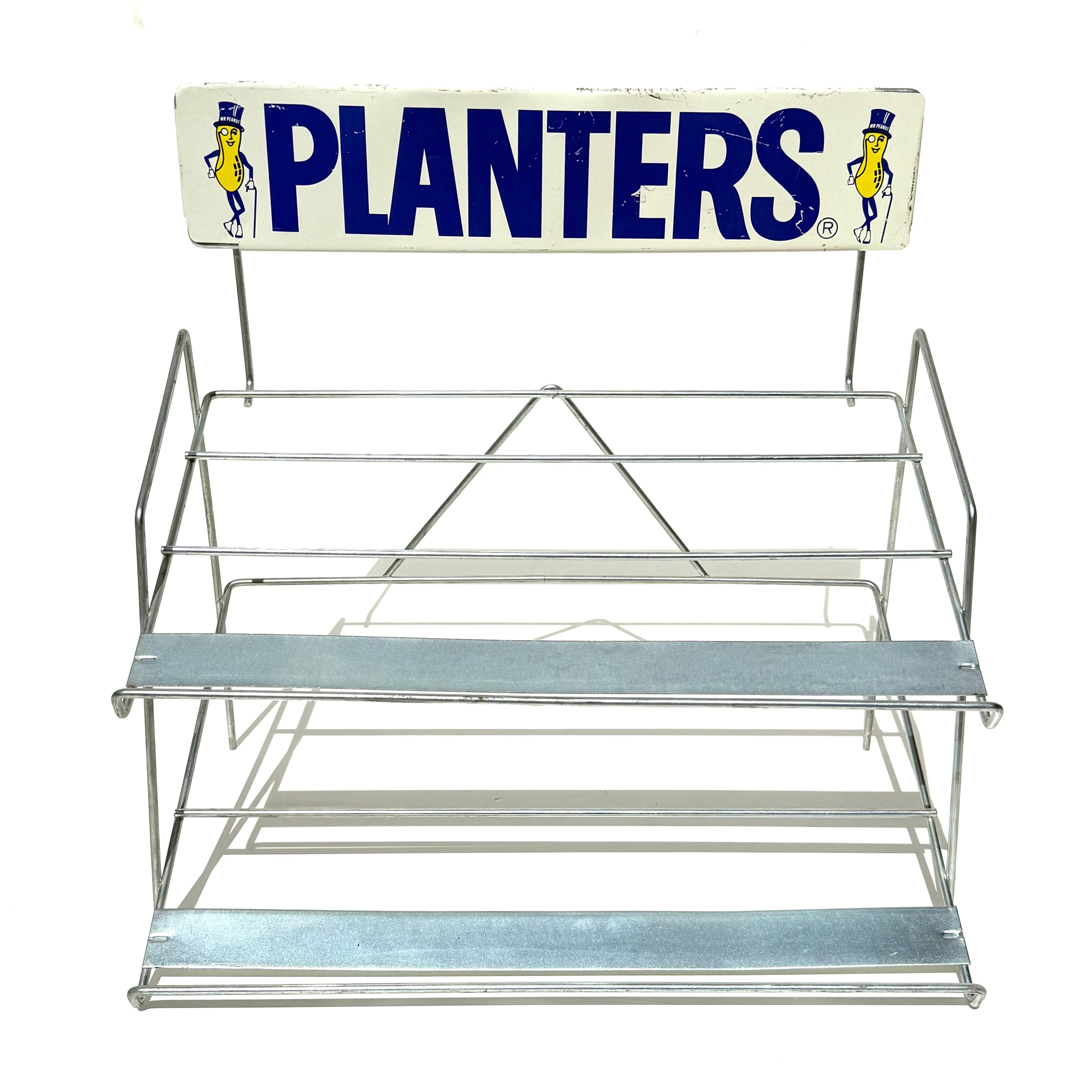 1970s PLANTERS Mr.ピーナッツ　ディスプレイラック　ビンテージ Vintage Display Rack（PLANTERS）店舗什器 ディスプレイ ディスプレイ