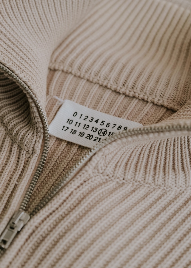 Martin Margiela 07SS double zip up drivers knit
