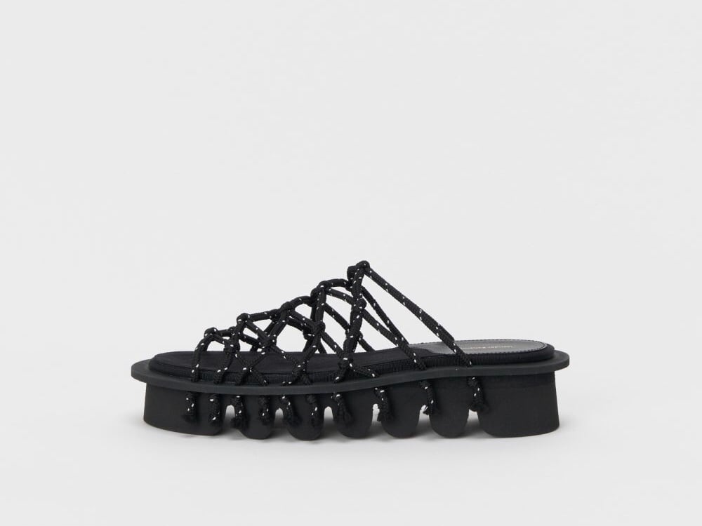 Hender Scheme” rope sandal black” | Lapel online store