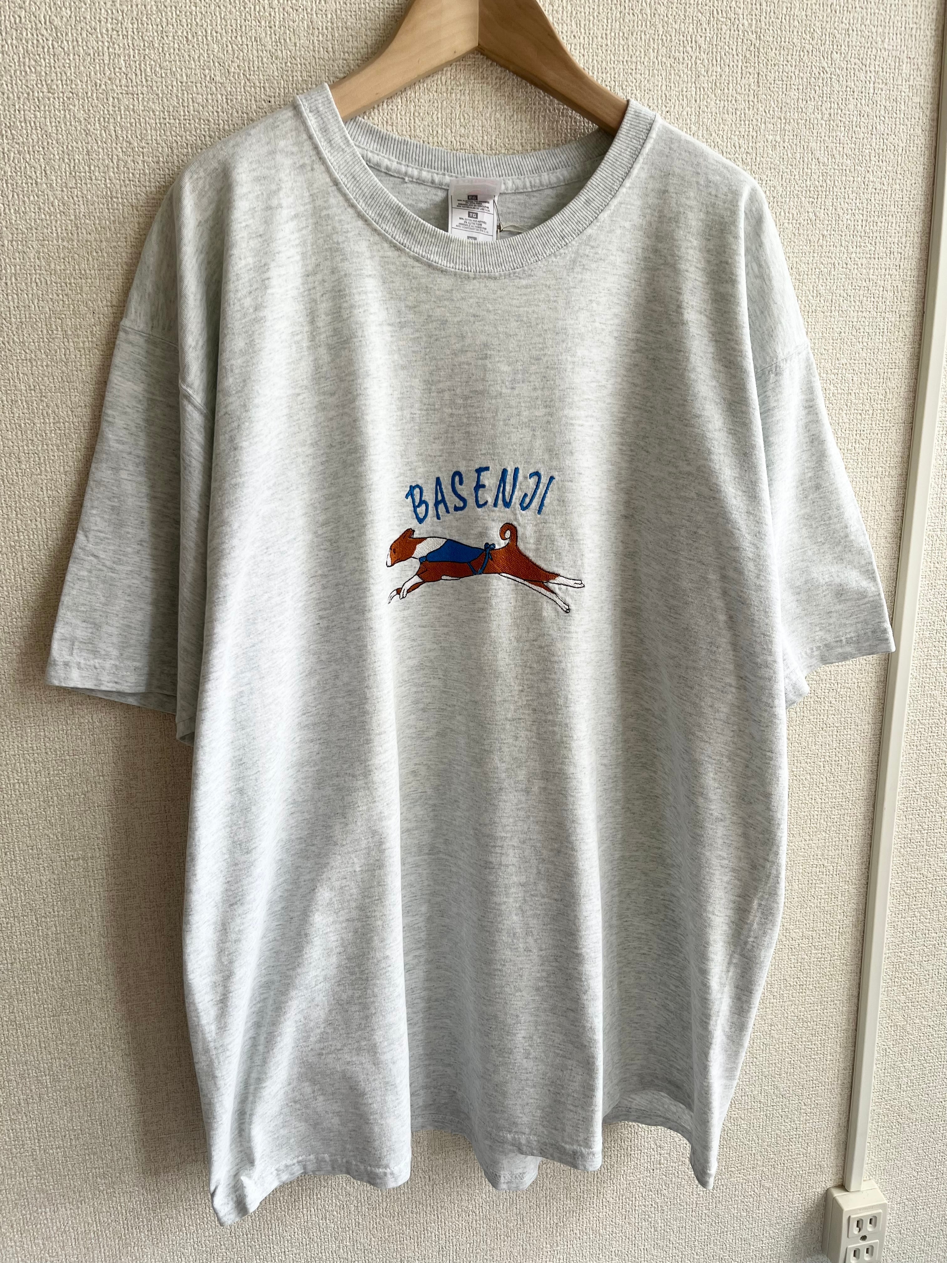 古着 fruit of the loom Tシャツ "BASENJI"