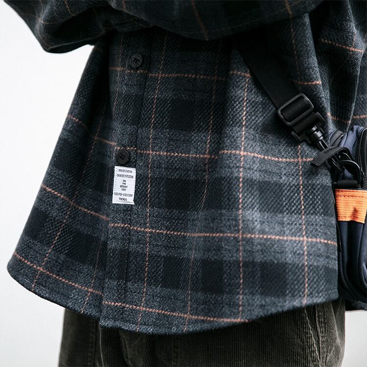 ★BRUSHED CHIC WARM CHECK SHIRT　　　32253