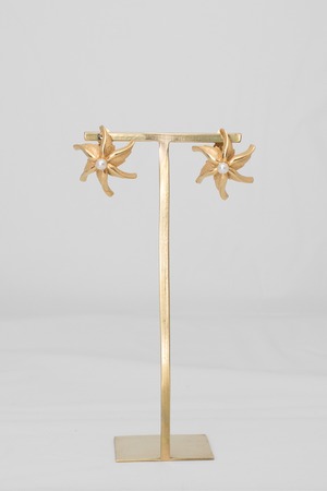 【Run Rabbit Run Vintage 】Gold earring