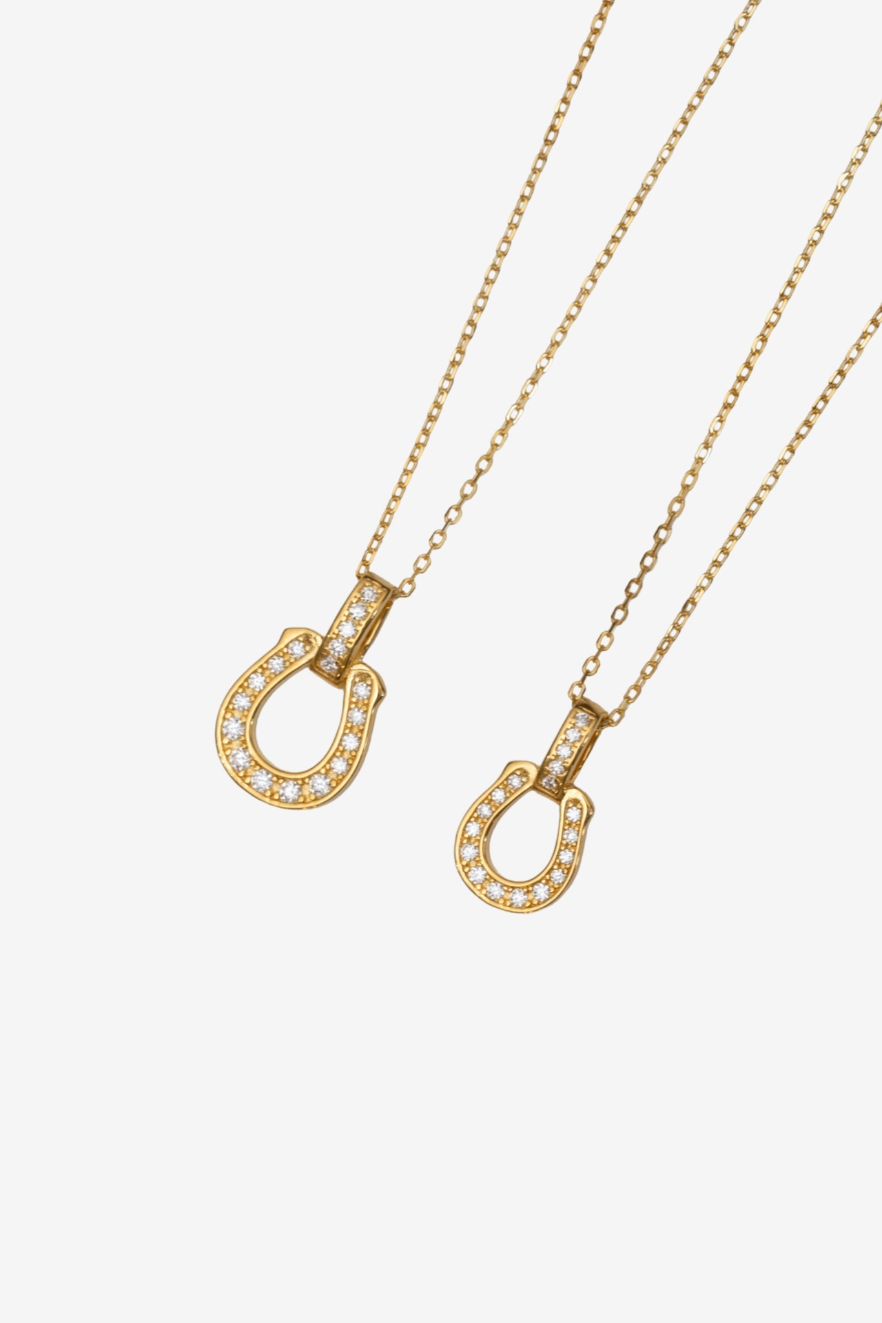 【Horse Dia Necklace】medium / GOLD
