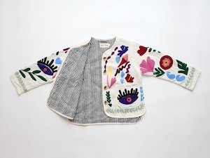 ＜PHET AND PLOY＞SUZANI JACKET スザニ ジャケット（black strip）