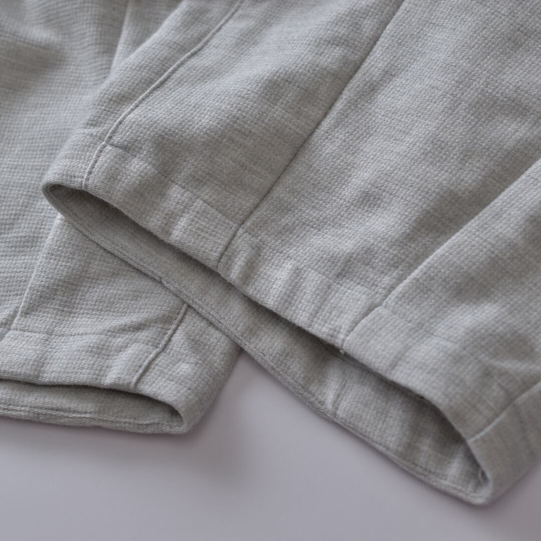 prit プリット ネルxボビーネル切替ダーツポケットコクーンパンツ・シロ