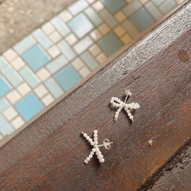 silver925 enn.pearl pierce