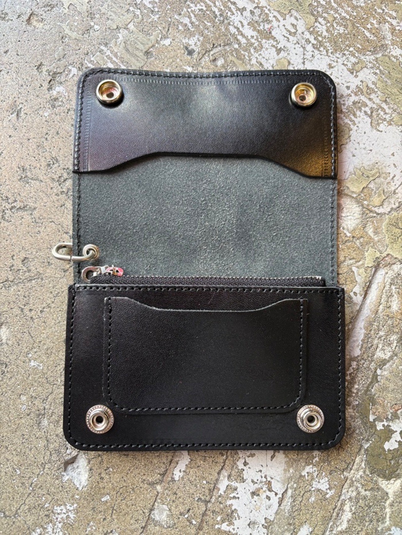 LEATHER TRUCKER MIDDLE WALLET / ミドルトラッカーウォレット / 革財布 - 3
