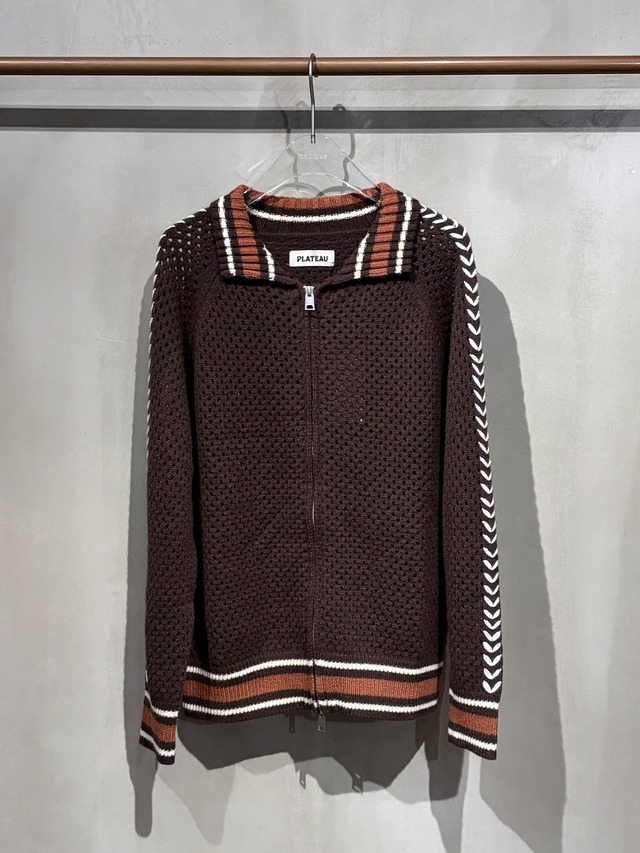 PLATEAU STUDIO【Knit track jkt】
