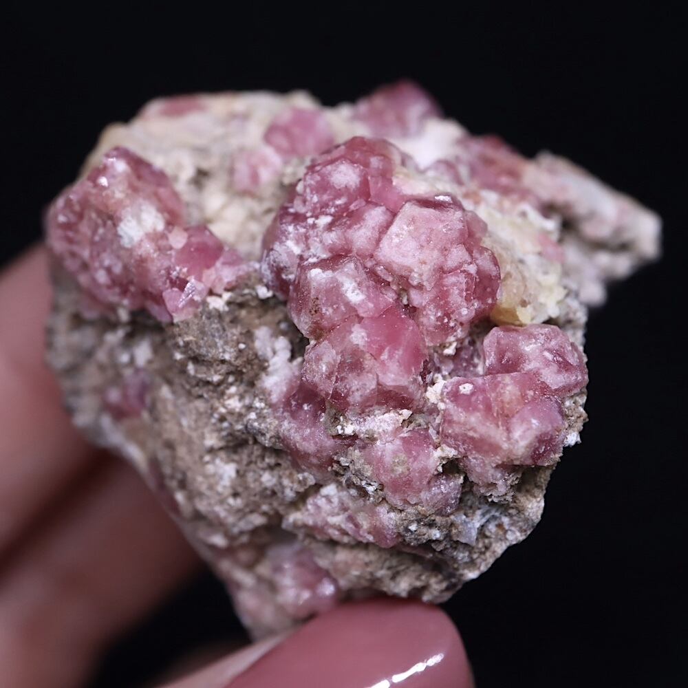 メキシコ産 ストロベリー ガーネット 55,8g GN198 原石 鉱物 天然石