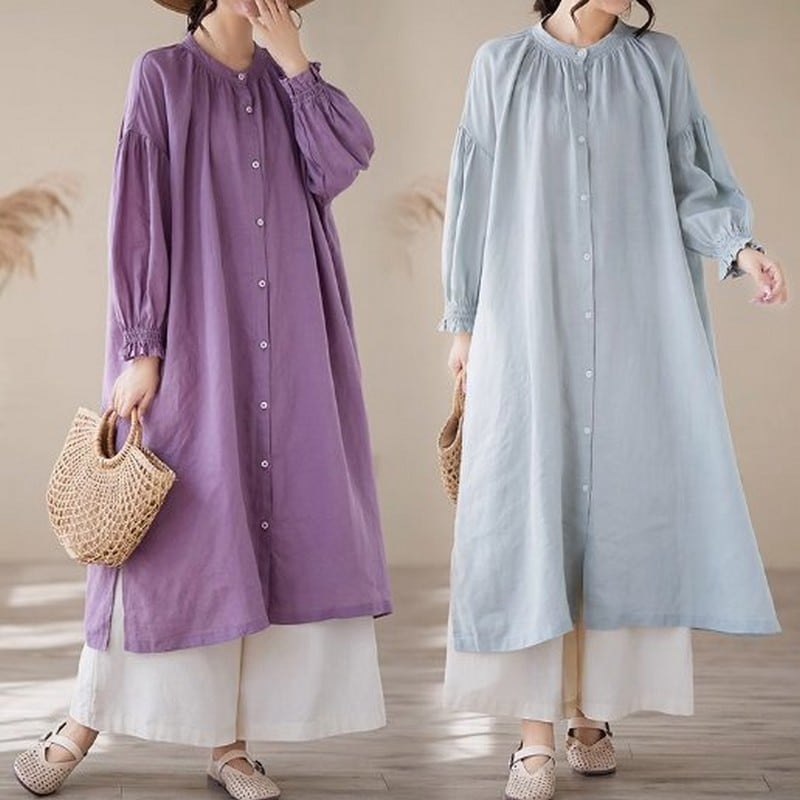 リラックスロングワンピース(2色)10855