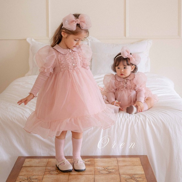 【即納】<OREN>  Eloise organza dress